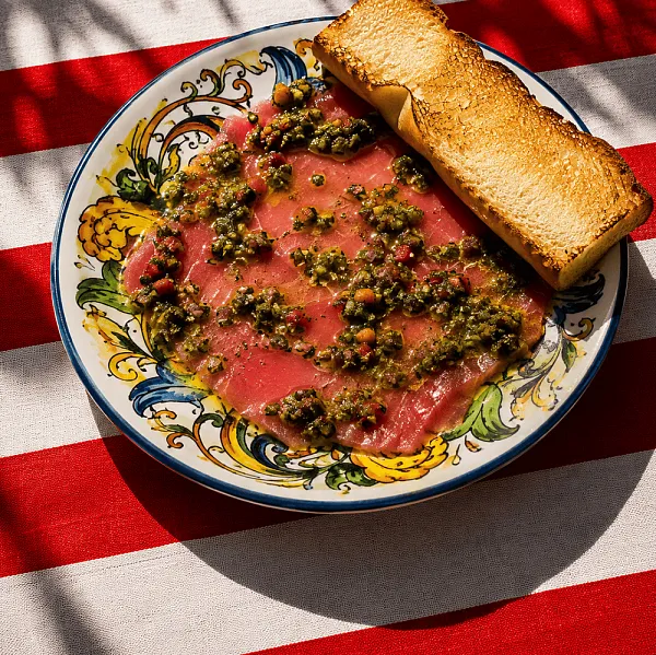 Карпаччо из тунца